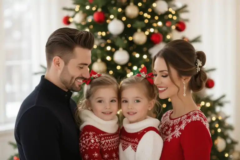 fryzury-na-wigilie-rodzina